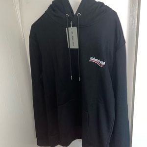Balenciaga Hoodie Men's L (Black)